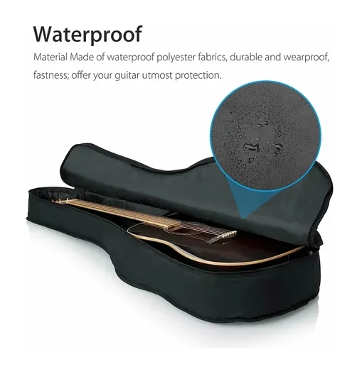 FUNDA DE TRANSPORTE PARA GUITARRA ACUSTICA 41 PULGADAS - 3