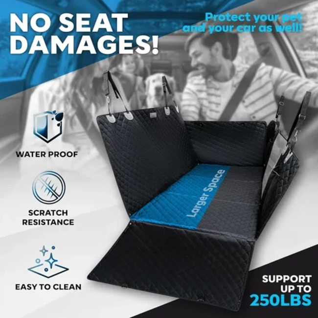 PROTECTOR COBERTOR DE ASIENTO AUTO PARA PERROS - 4