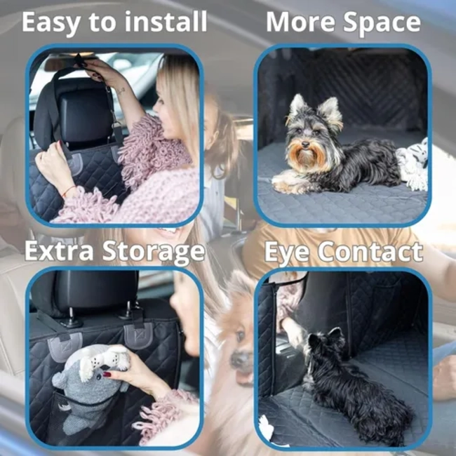 PROTECTOR COBERTOR DE ASIENTO AUTO PARA PERROS - 7