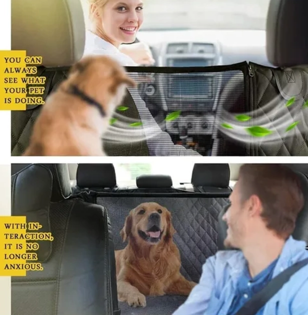CUBRE ASIENTO IMPERMEABLE PARA MASCOTAS EN AUTO - 5