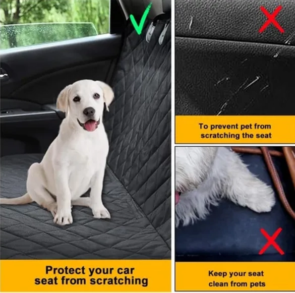 CUBRE ASIENTO IMPERMEABLE PARA MASCOTAS EN AUTO - 6