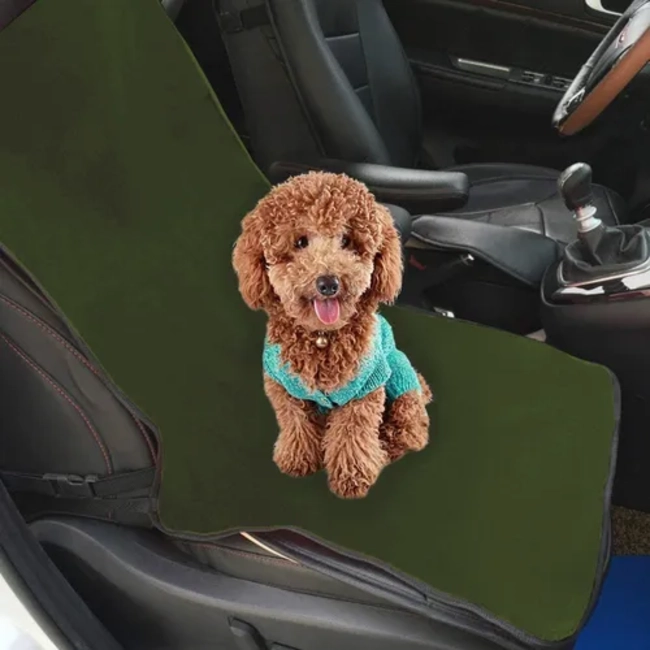 FUNDA PROTECTORA CUBRE ASIENTO DELANTERO PARA MASCOTAS - 3