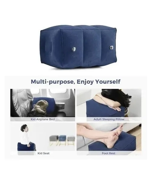 ALMOHADA COJIN INFLABLE PORTATIL PARA VIAJE Y CAMA INFANTIL - 2
