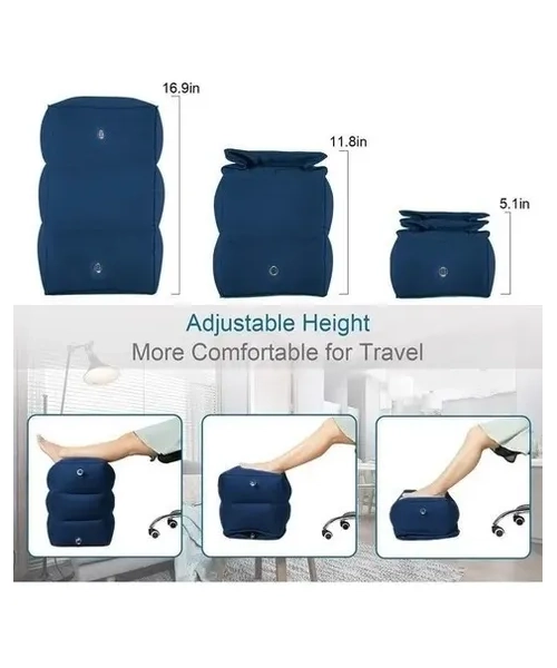 ALMOHADA COJIN INFLABLE PORTATIL PARA VIAJE Y CAMA INFANTIL - 6