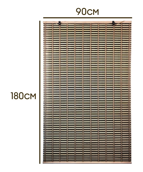 CORTINA BAMBU PERSIANA BICOLOR 90X180 CM BEITI NUEVOS DISEÑOS - 3