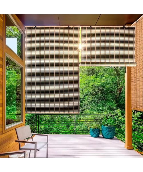 CORTINA BAMBU PERSIANA BICOLOR 90X180 CM BEITI NUEVOS DISEÑOS - 6