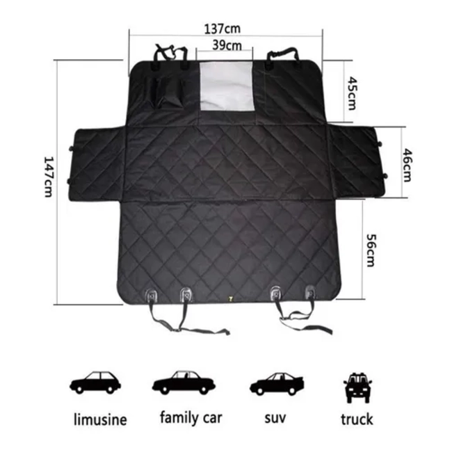 CUBRE ASIENTO IMPERMEABLE ANTI-SUCIO PARA PERRO Y MASCOTA - 2