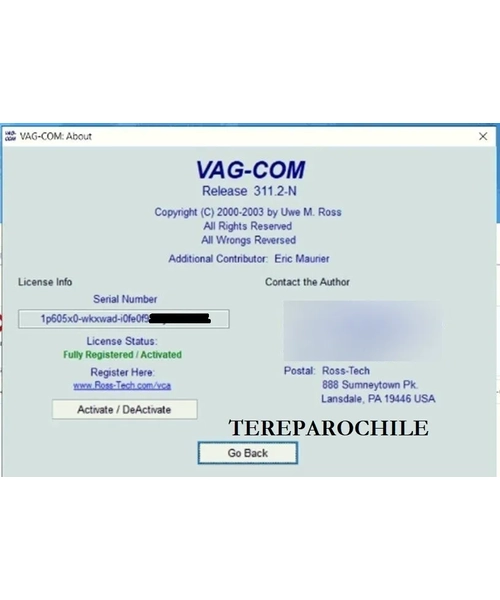 SOFTWARE VAGCOM 3.11 KKL SCANNER OBDI - 2
