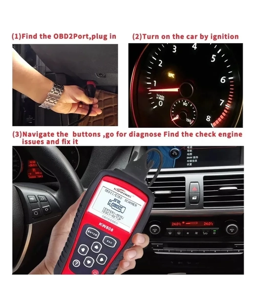 ESCANER AUTOMOTRIZ KONNWEI KW808 OBD2 - 5