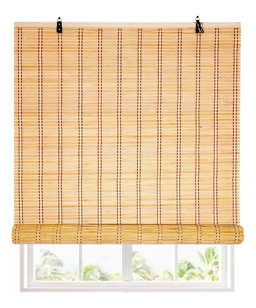 CORTINA BAMBU PERSIANA ENROLLABLE 90X180 CM BEITI UNICOLOR - 2