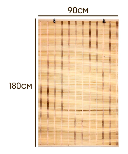 CORTINA BAMBU PERSIANA ENROLLABLE 90X180 CM BEITI UNICOLOR - 4