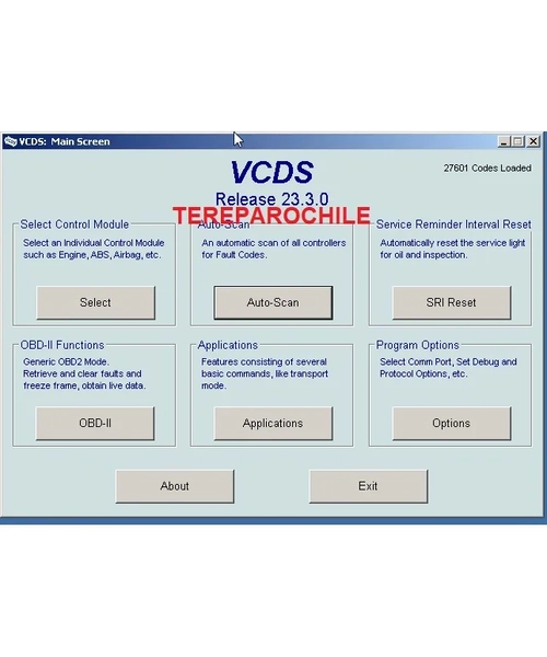 SOFTWARE ESCANER AUTOS VAG COM VCDS HEX-V2 - 2