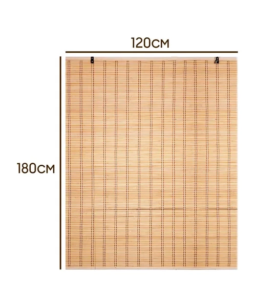 CORTINA PERSIANA ROLLER ENROLLABLE BAMBU 90X180 CM - 4