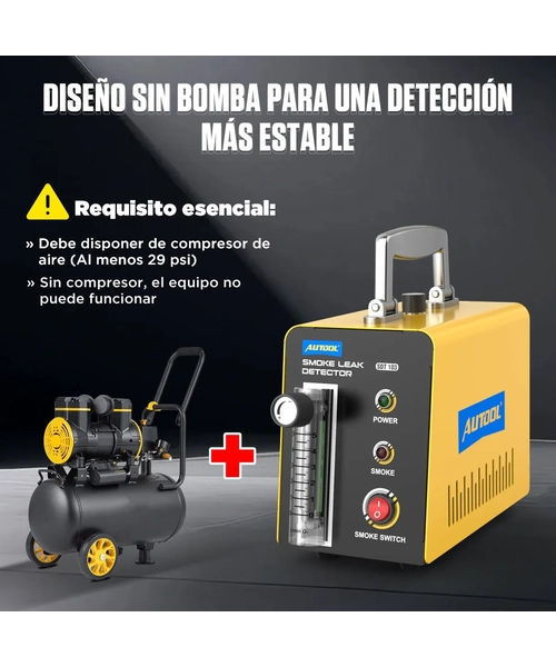 LOCALIZADOR DE FUGAS DE HUMO AUTOMOTRIZ CON MEDIDOR DE FLUJO - 4
