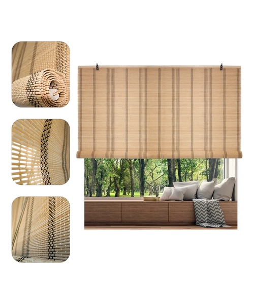 CORTINA BAMBU PERSIANA ENROLLABLE 120X150 CM BEITI UNICOLOR - 1