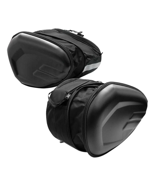 ALFORJAS BOLSOS MOTO SEMIRRIGIDAS EXPANSIBLES HASTA 58 L - 1