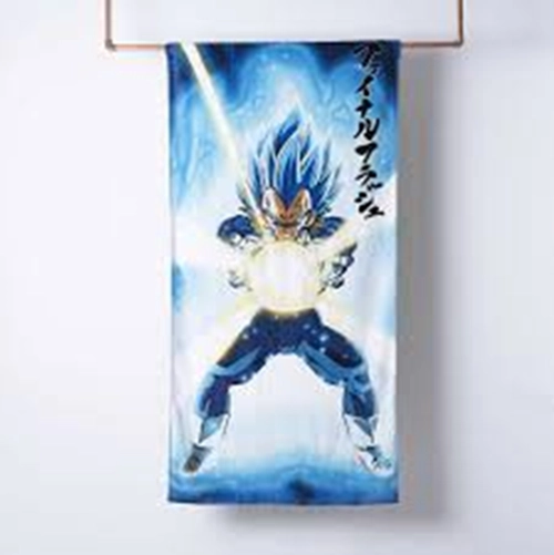TOALLA DE BAÑO DISNEY 140X70 CM ALGODON COLOR AZUL DRAGON BALL GOKU - 1