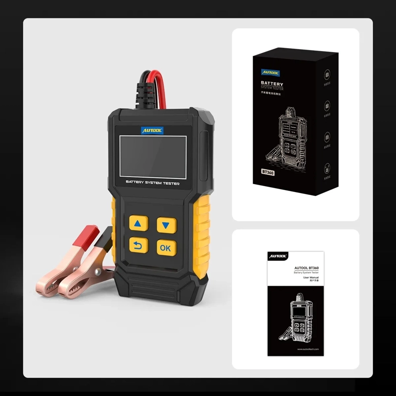 PROBADOR DE BATERIA AUTOMOTRIZ ACTUALIZADO VOLTAJE 8V-20V - 2