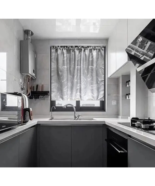 CORTINAS COCINA RAMIO IMITACION ESTAMPADA 140X125 CM - 3