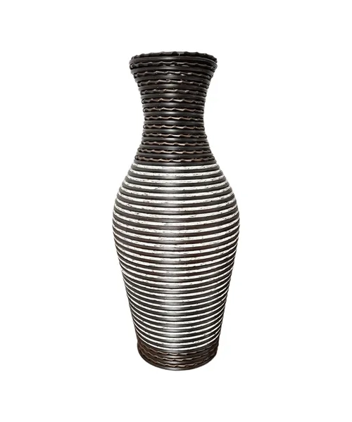 FLORERO JARRON DECORATIVO TEJIDO MODERNO 40 CM M3 - 1