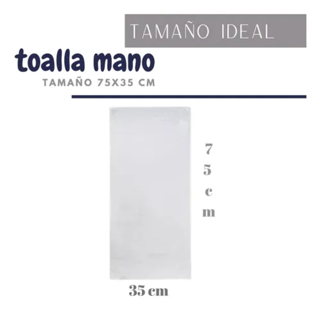 PACK 12 TOALLAS DE MANO ALGODON ENIGMA STORE - 2