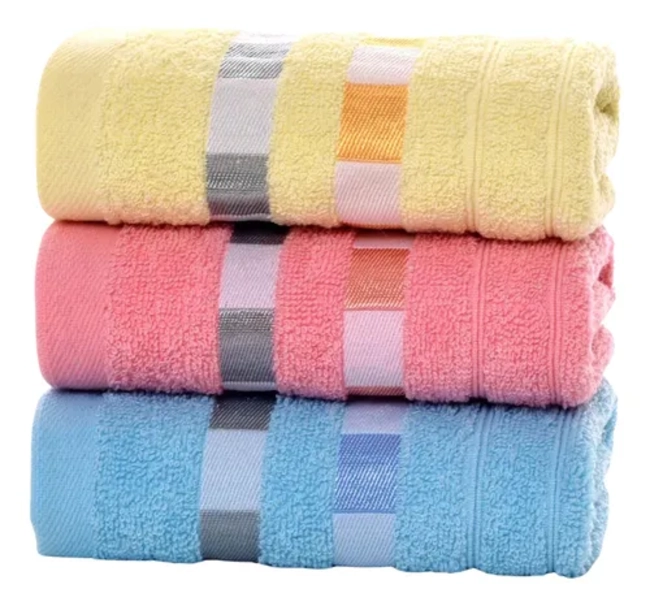 PACK 6 TOALLAS DE MANO ALGODON CARA GYM HOTEL SPA 35X75 CM - 1