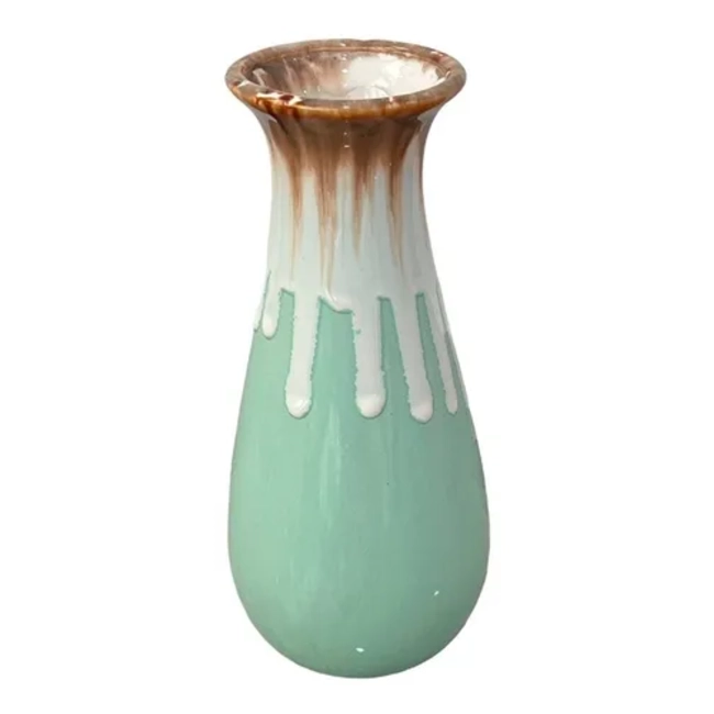FLORERO JARRON DECORATIVO CERAMICA PARA DECORACION HOGAR - 1