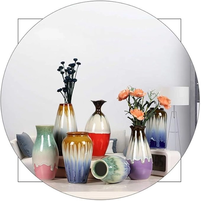 FLORERO JARRON DECORATIVO CERAMICA PARA DECORACION HOGAR - 3