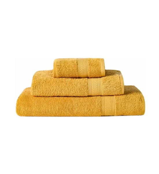 SABANAS DE BAÑO 450 G AF CANNON 76X160 CM COLOR AMARILLO - 1
