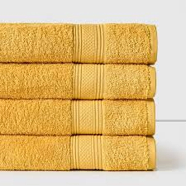 SABANAS DE BAÑO 450 G AF CANNON 76X160 CM COLOR AMARILLO - 2