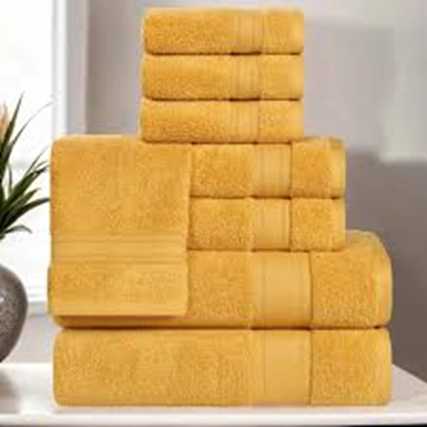 SABANAS DE BAÑO 450 G AF CANNON 76X160 CM COLOR AMARILLO - 3