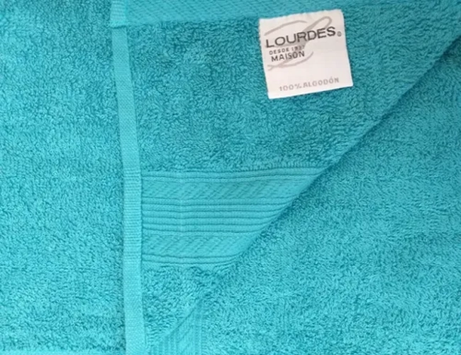 JUEGO DE TOALLAS LOURDES TURMALINA 500 G/M2 (BAÑO Y MANO) - 2