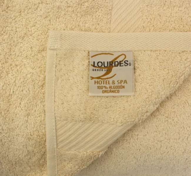TOALLA LOURDES SPA BEIGE 700 G 90X177 CM (1 TOALLA) - 3