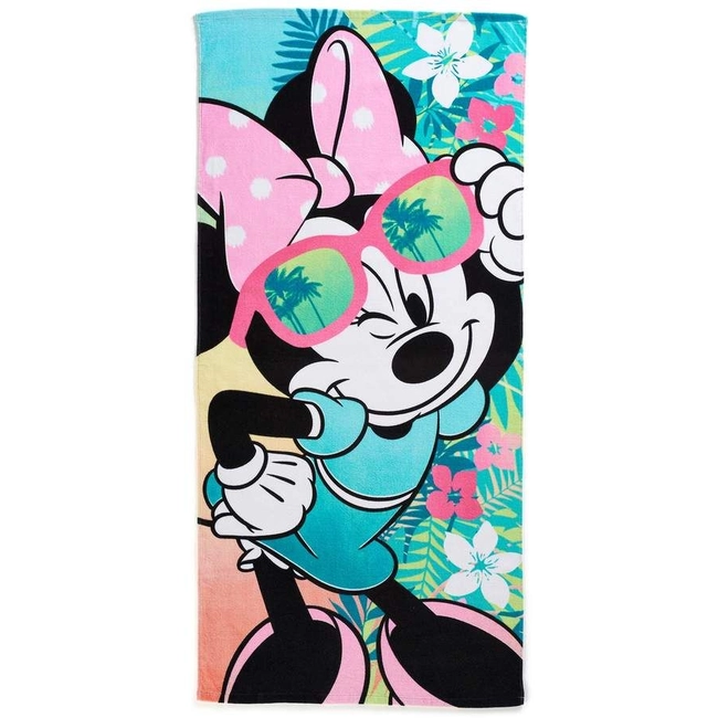 TOALLA ALGODON CON BOLSO MARVEL DISNEY 140X70 CM COLOR UNICO MINNIE DAISY BE YOUR SIDE - 3