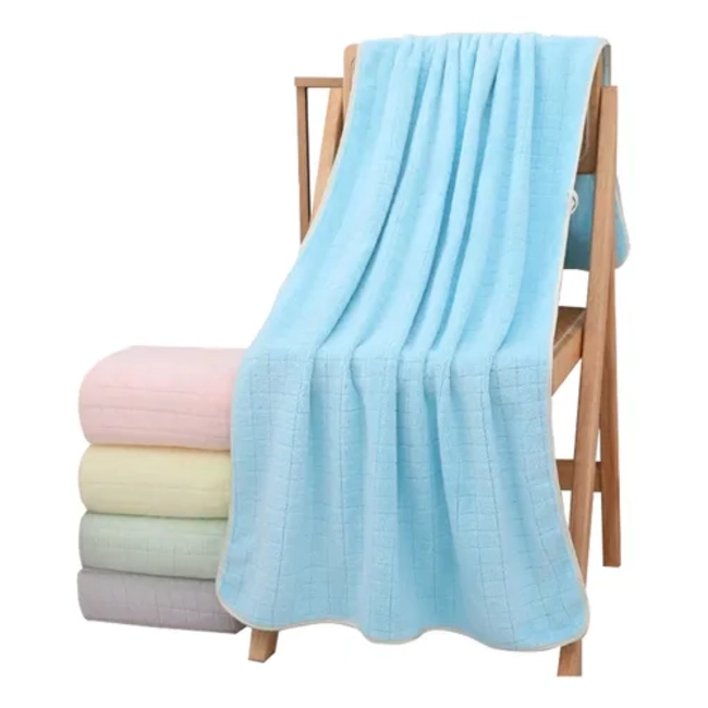 TOALLA LANA CORAL SUAVE ALTA DENSIDAD 70X140 CM - 1