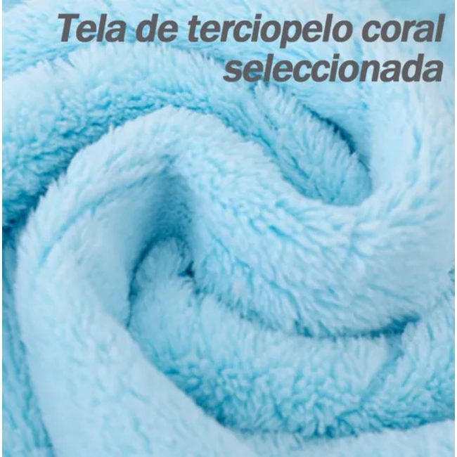 TOALLA LANA CORAL SUAVE ALTA DENSIDAD 70X140 CM - 5