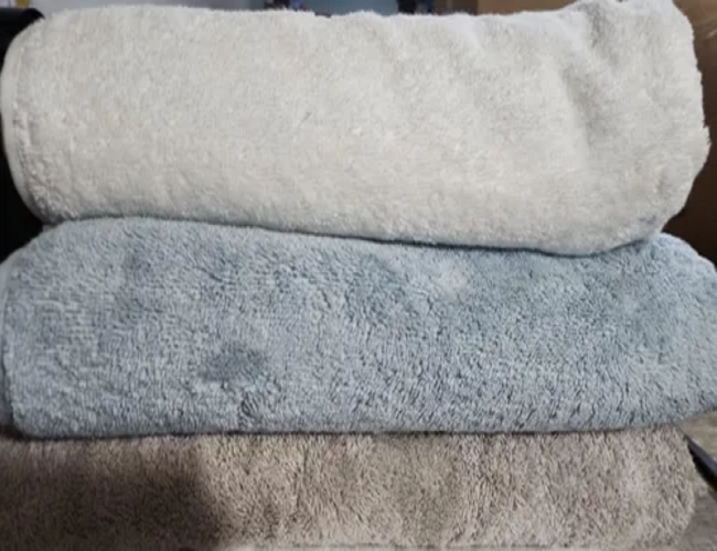 PACK 3 TOALLAS DE BAÑO 100% ALGODON 140X70 CM CON BORDADO - 4