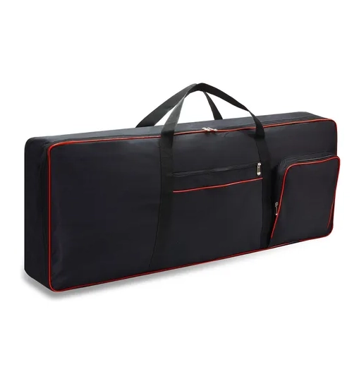 FUNDA PARA TECLADO 61 TECLAS IMPERMEABLE ACOLCHADO - 1