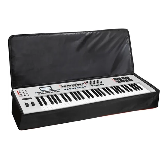 FUNDA PARA TECLADO 61 TECLAS IMPERMEABLE ACOLCHADO - 6