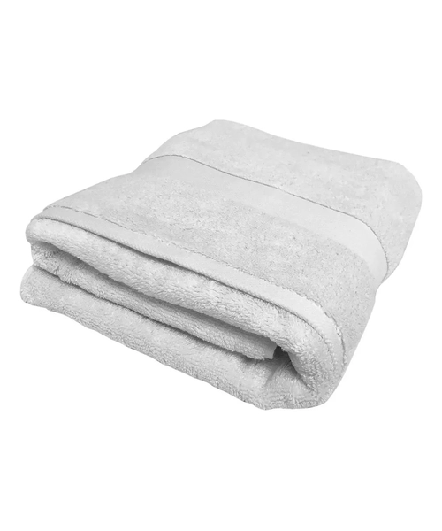TOALLA DE BAÑO 100% ALGODON DUCHA TEXTIL HOGAR 450G BLANCO - 1