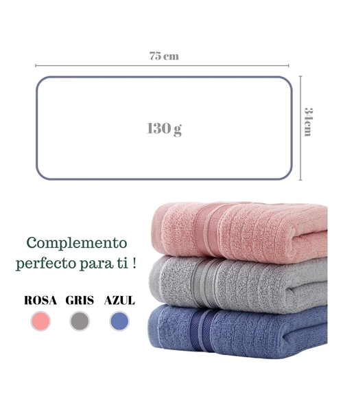 PACK 6 TOALLAS DE MANO 75X35 CM ENIGMA STORE - 3