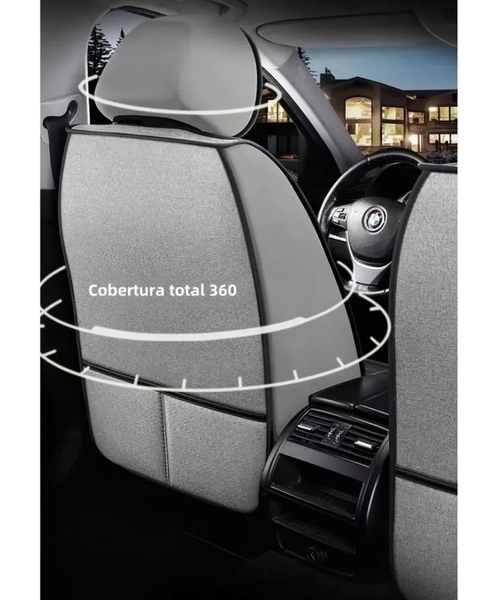 FUNDAS CUBRE ASIENTO UNIVERSALES DE LINO DE CALIDAD - 3