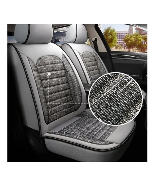 FUNDAS CUBRE ASIENTO UNIVERSALES DE LINO DE CALIDAD - 5