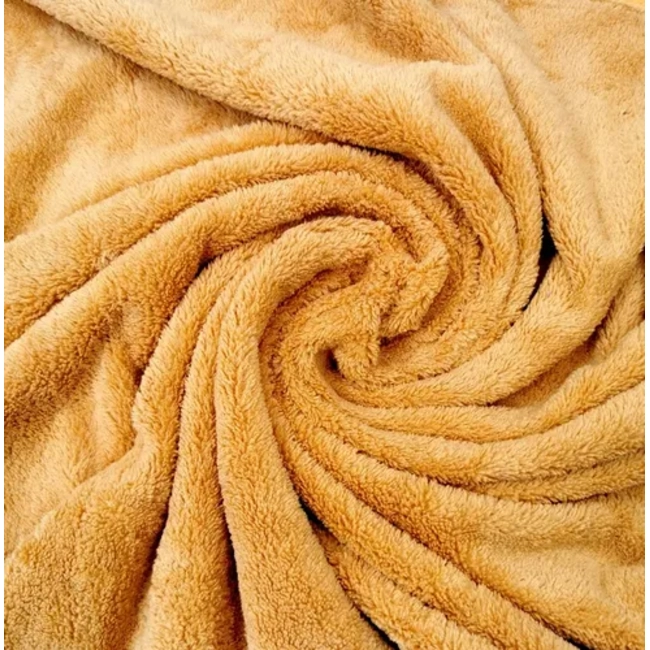 TOALLAS DE BAÑO 70X130 CM COLOR MOSTAZA LISO - 5