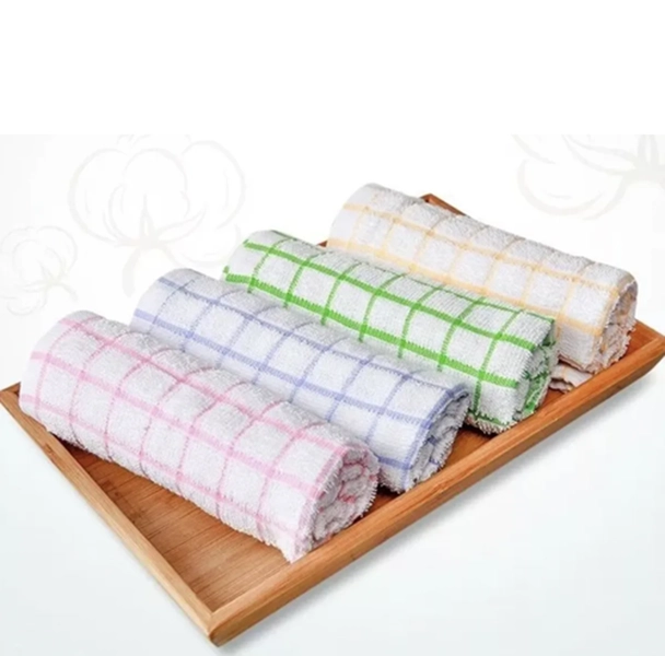 SET 12 PAÑOS DE COCINA TOALLAS GRUESAS 85G BL-01 - 5