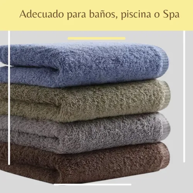 TOALLA DE BAÑO HOTEL ALGODON 70X140 CM 700 G - 2