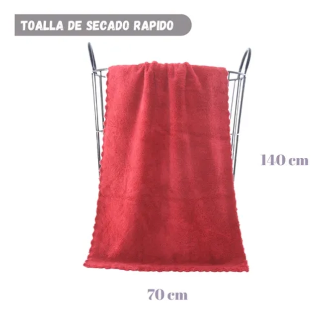 PACK 3 TOALLAS DE MICROFIBRA SALIDA DE BAÑO ENIGMASTORE CL - 4