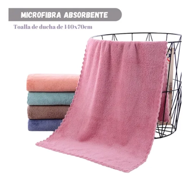 PACK 3 TOALLAS DE MICROFIBRA SALIDA DE BAÑO ENIGMASTORE CL - 5