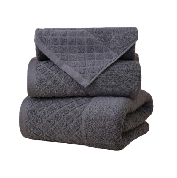 TOALLA DE CARA 30X50 CM 100% ALGODON PACK DE 2 VARIOS COLORES - 1