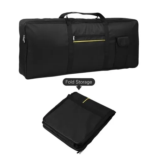 FUNDA PARA TECLADO 5/8 ACOLCHADO UNIVERSAL ESTUCHE 61 TECLAS - 4